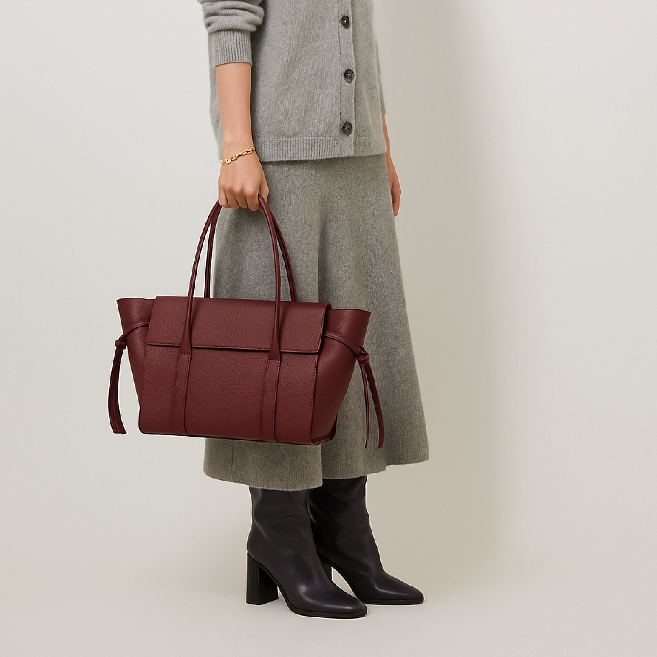 Maxi Tote - Burgundy